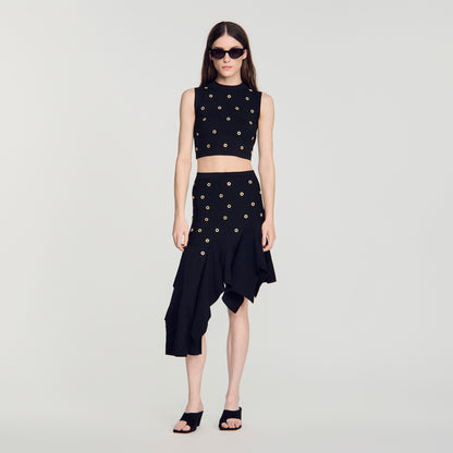 Bel  Knit Jumper Black