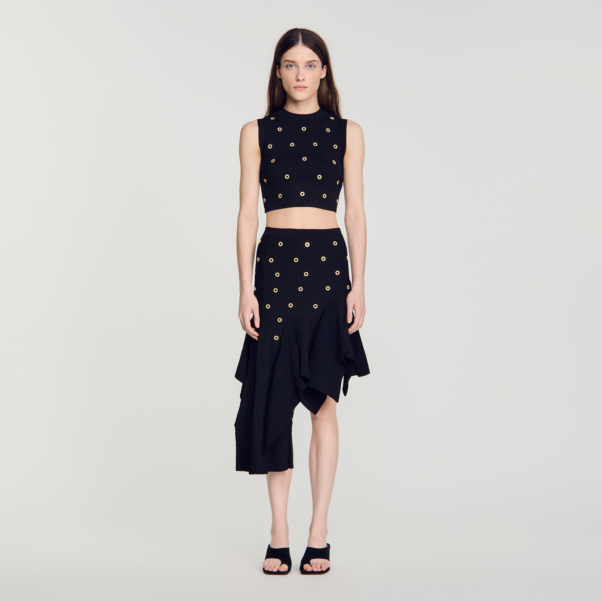 Bel  Knit Jumper Black