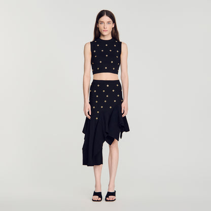 Bel  Knit Jumper Black