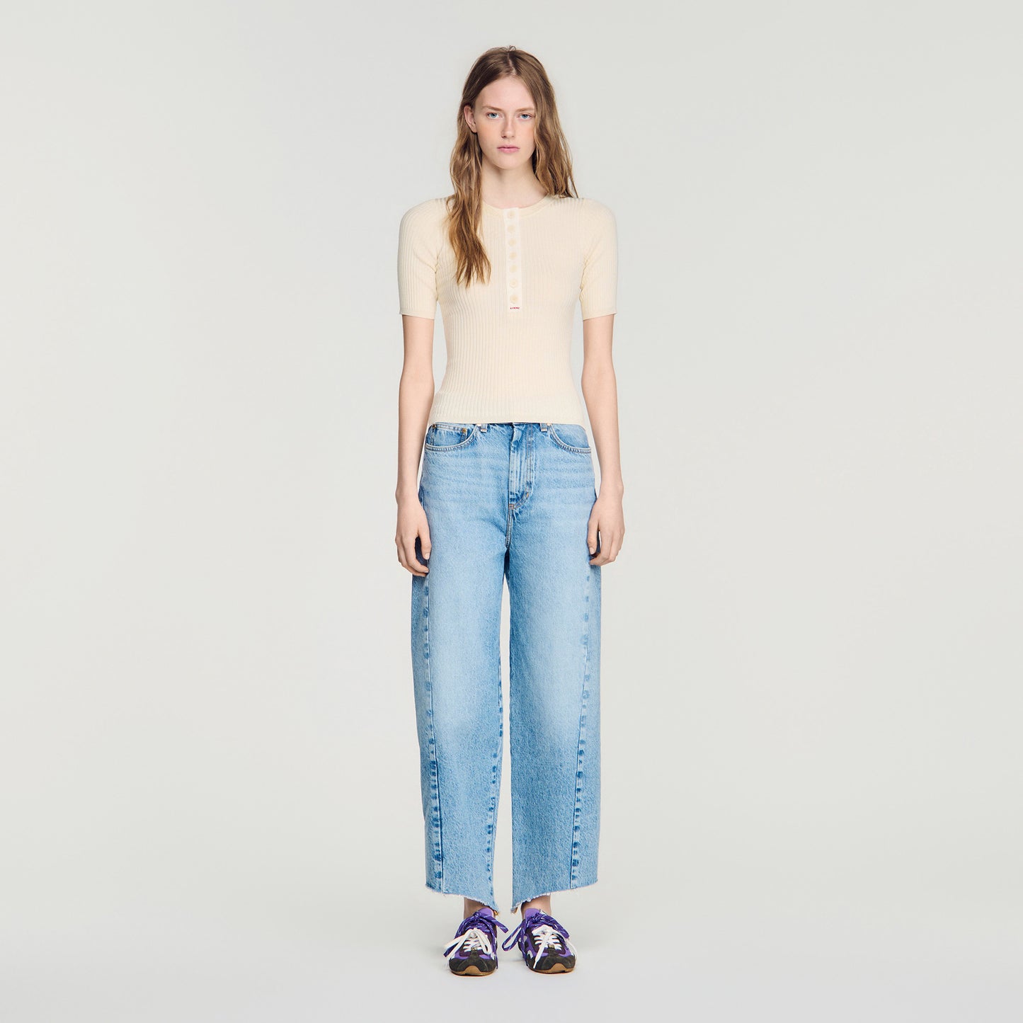 Calypsea  Knit Jumper Ecru