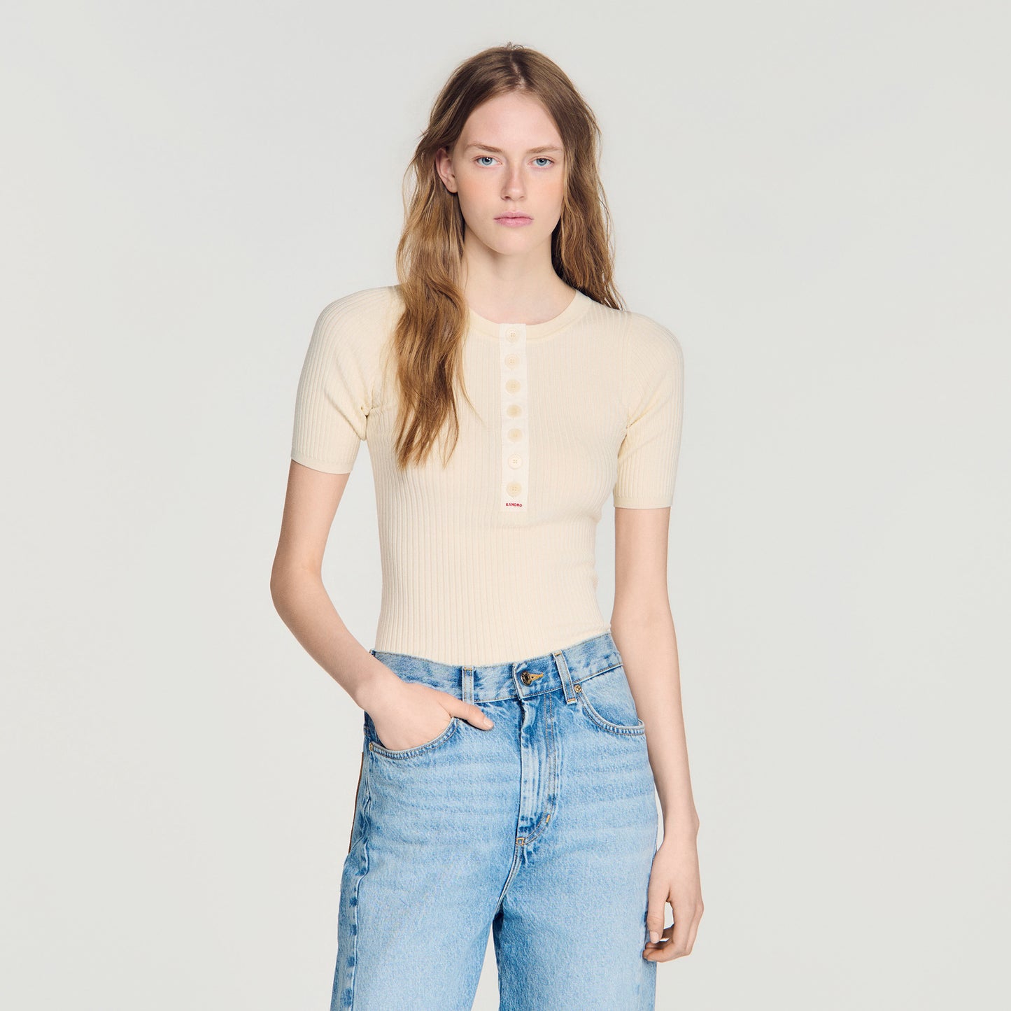Calypsea  Knit Jumper Ecru