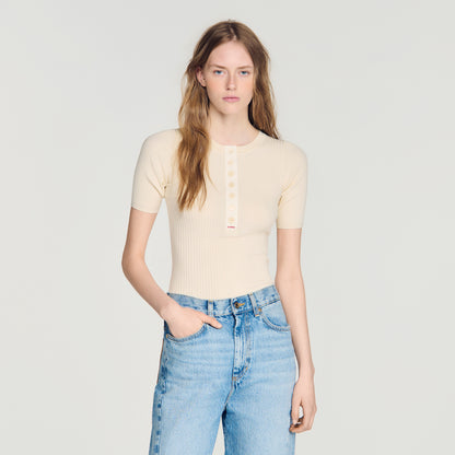 Calypsea  Knit Jumper Ecru