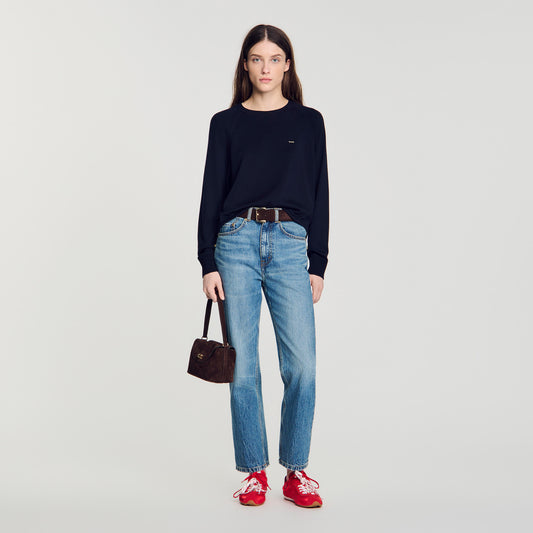 Mika  Knit Jumper Navy Blue