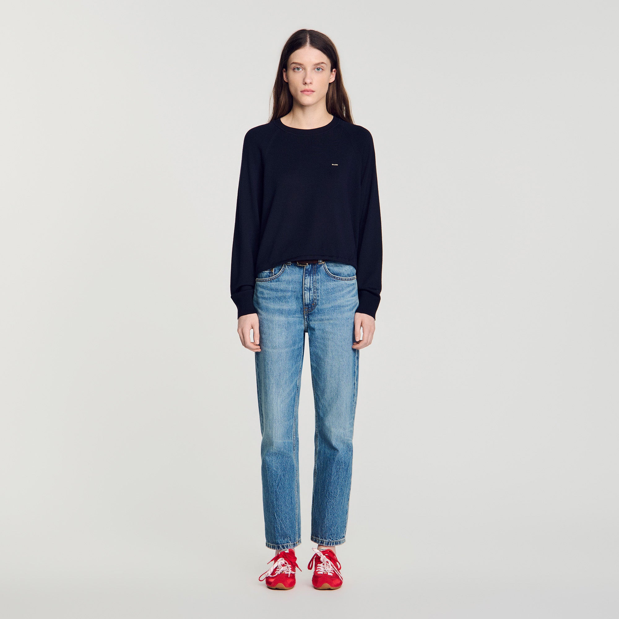 Mika  Knit Jumper Navy Blue