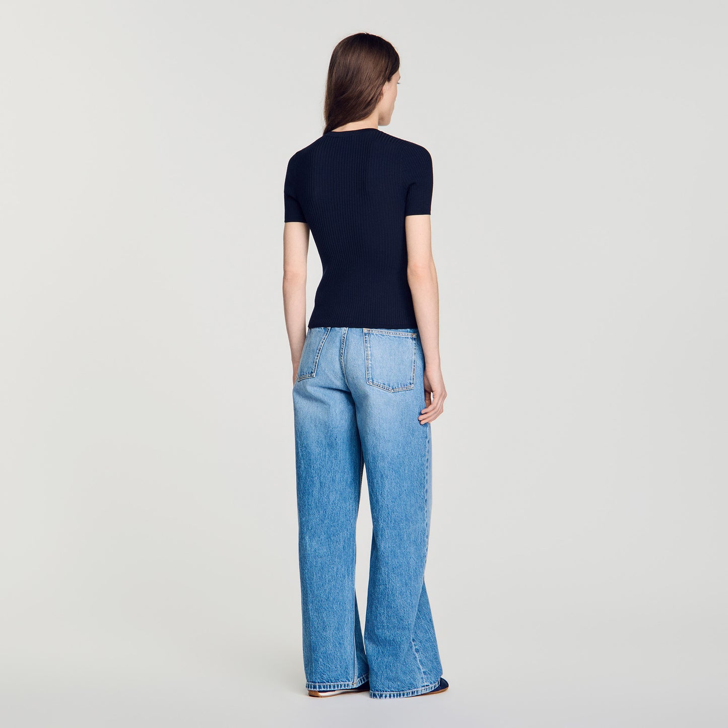 Ingrid  Knit Jumper Navy Blue
