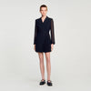Lilela Wraparound Dress Black