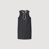 Short Rhinestone Dress Deep Blu