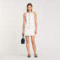 Melodie Peter Pan Collar Short Dress Ecru