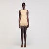 Ida Short Knit Dress Gold