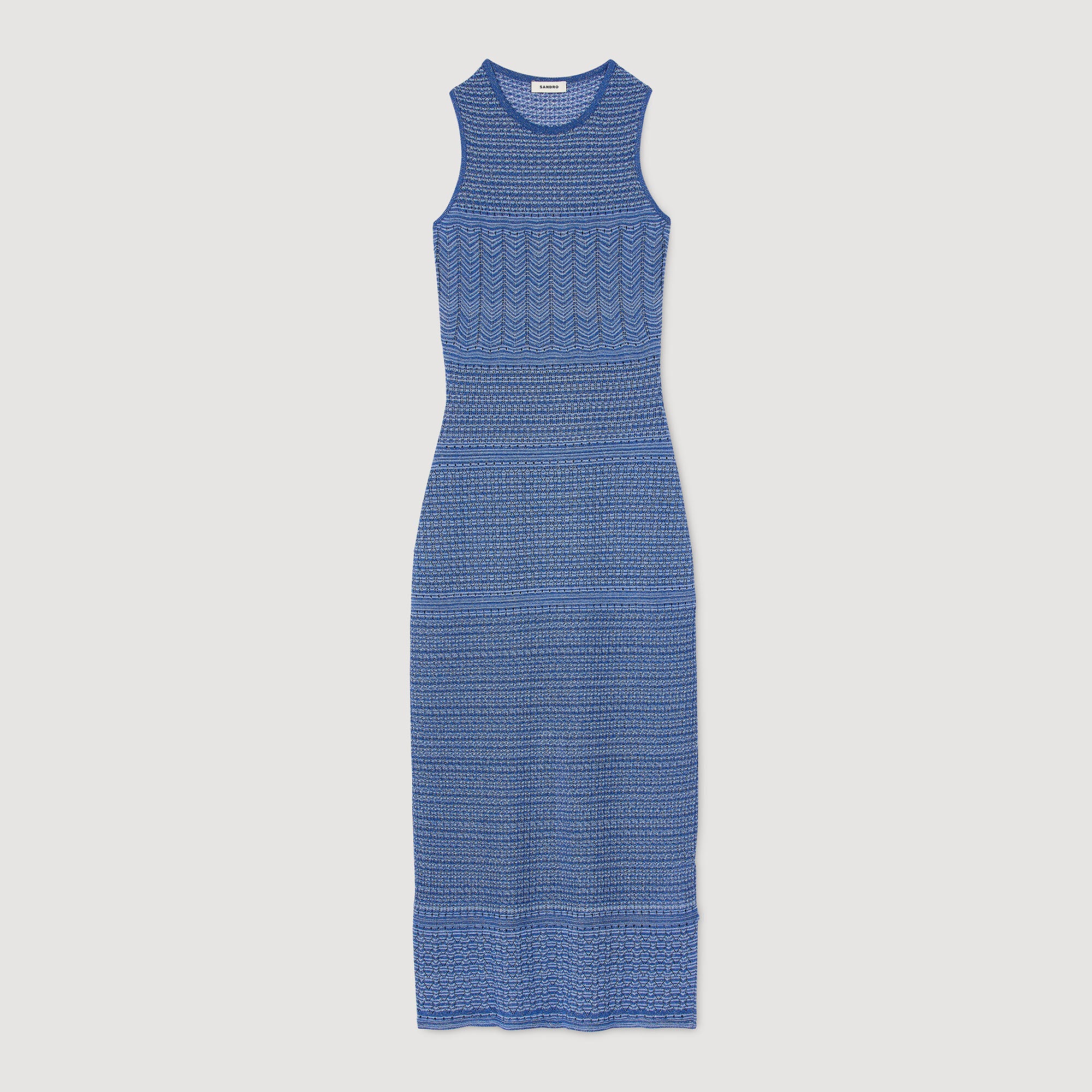 Ludivine Knit Midi Dress Royal Blue