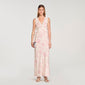 Brisbane Lace-Trimmed Maxi Dress Pink / Ecru