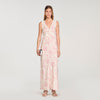 Brisbane Lace-Trimmed Maxi Dress Pink / Ecru