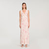 Brisbane Lace-Trimmed Maxi Dress Pink / Ecru