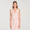 Brisbane Lace-Trimmed Maxi Dress Pink / Ecru