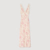 Brisbane Lace-Trimmed Maxi Dress Pink / Ecru