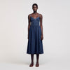 Sophie Midi Denim Dress Blue Jean