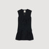 Ezianne Short Rhinestone Suit Dress Navy Blue