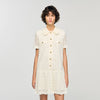 Constantine Short Lace Dress Ecru