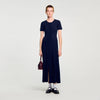 Milla Knit Maxi Dress Navy Blue