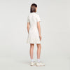 Maryll Short Knit Dress With Polo Neck Ecru