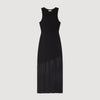 Astoria Fringed Maxi Dress Black