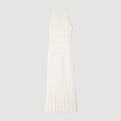 Milana Beaded Dress Ecru