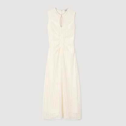 Diana Lace Maxi Dress Ecru