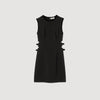 Aurore Short Dress With Cutouts Black