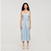 Gaiana Satin-Effect Maxi Dress With Straps SKY BLUE