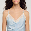 Gaiana Satin-Effect Maxi Dress With Straps SKY BLUE