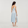 Gaiana Satin-Effect Maxi Dress With Straps SKY BLUE