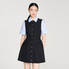 Ada 2-In-1 Short Dress Black