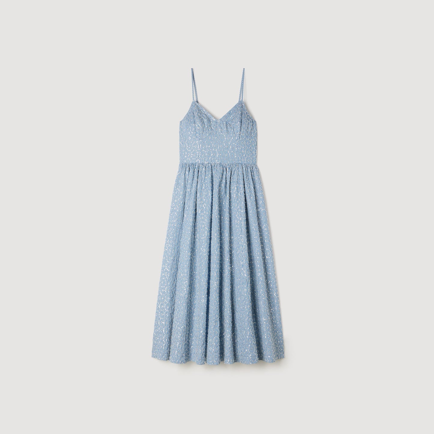 Iseanna Sequined Maxi Dress Blue