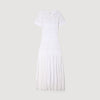 Levana Beaded Knit Maxi Dress White