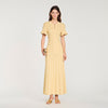 Diane Rhinestone Knit Maxi Dress Gold