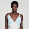 Tess Lingerie-Style Maxi Dress Ecru