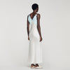 Tess Lingerie-Style Maxi Dress Ecru