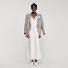 Tess Lingerie-Style Maxi Dress Ecru
