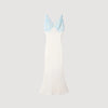 Tess Lingerie-Style Maxi Dress Ecru