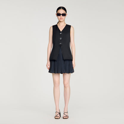 Nilda Short Bubble Dress Black