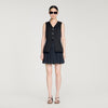 Nilda Short Bubble Dress Black