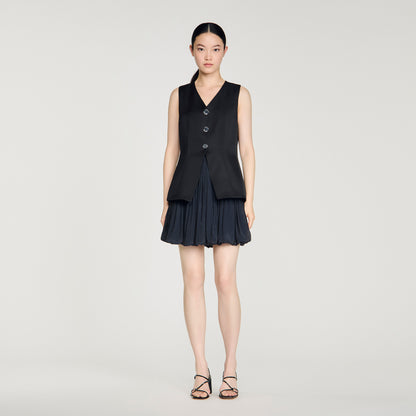 Nilda Short Bubble Dress Black