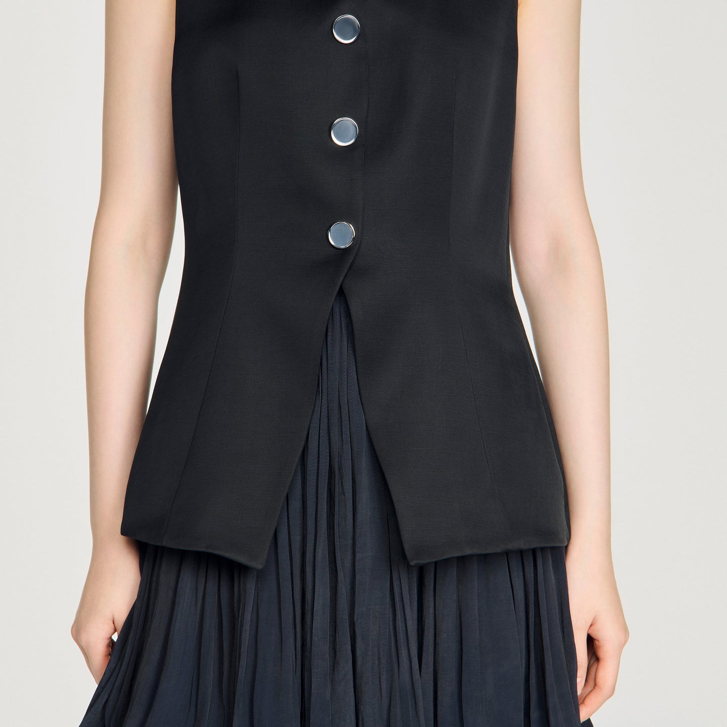 Nilda Short Bubble Dress Black