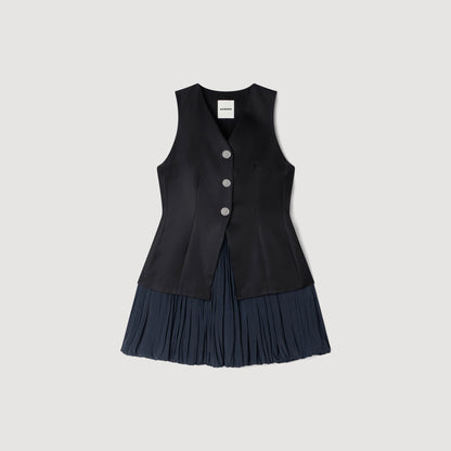 Nilda Short Bubble Dress Black