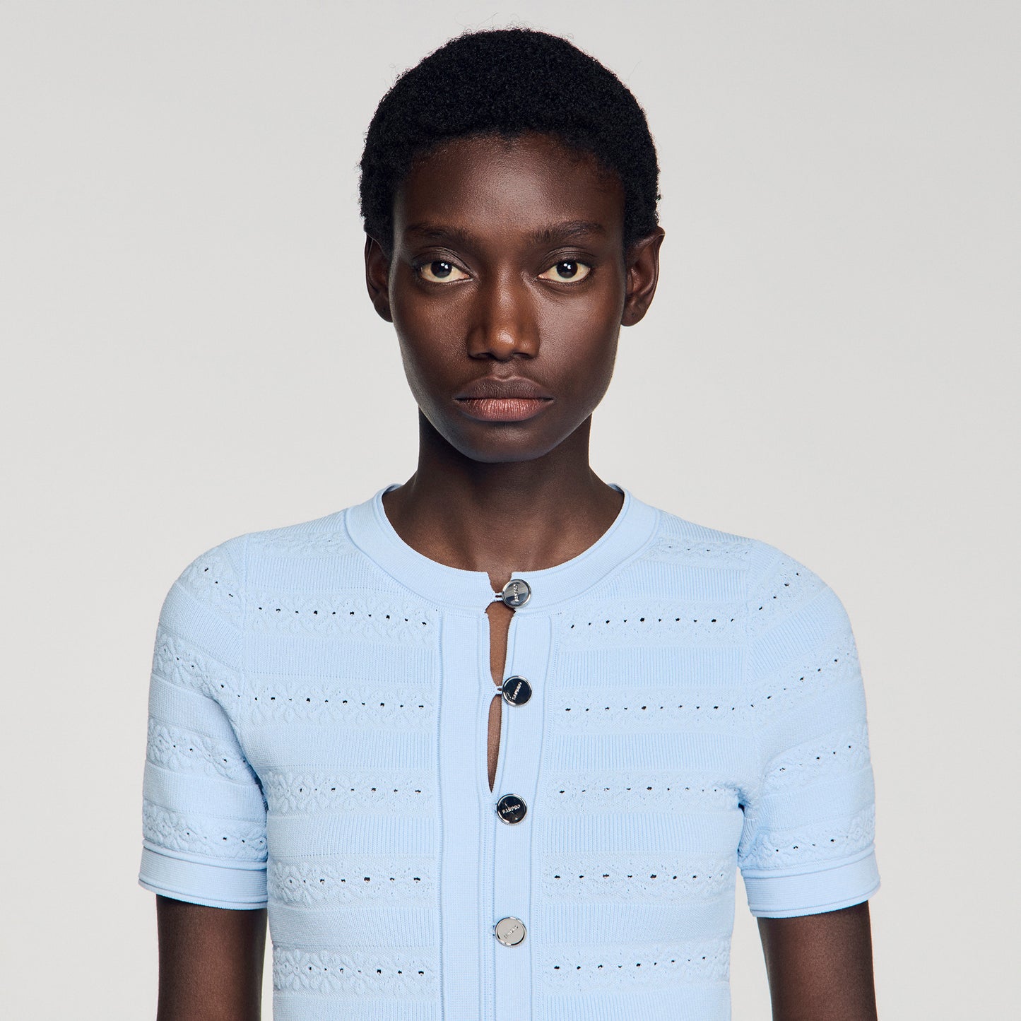 Milona Knit Maxi Dress SKY BLUE