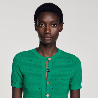 Milona Knit Maxi Dress EMEURAUDE GREEN