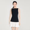 Mendy Two-Tone Short Dress BLACK