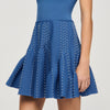 Nina Beaded Knit Short Dress BLUE