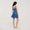 Nina Beaded Knit Short Dress BLUE