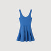 Nina Beaded Knit Short Dress BLUE